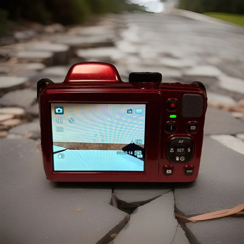 Kodak PIXPRO AZ401 Digital Camera 16MP 40X Optical Zoom Red 3in LCD HD CM